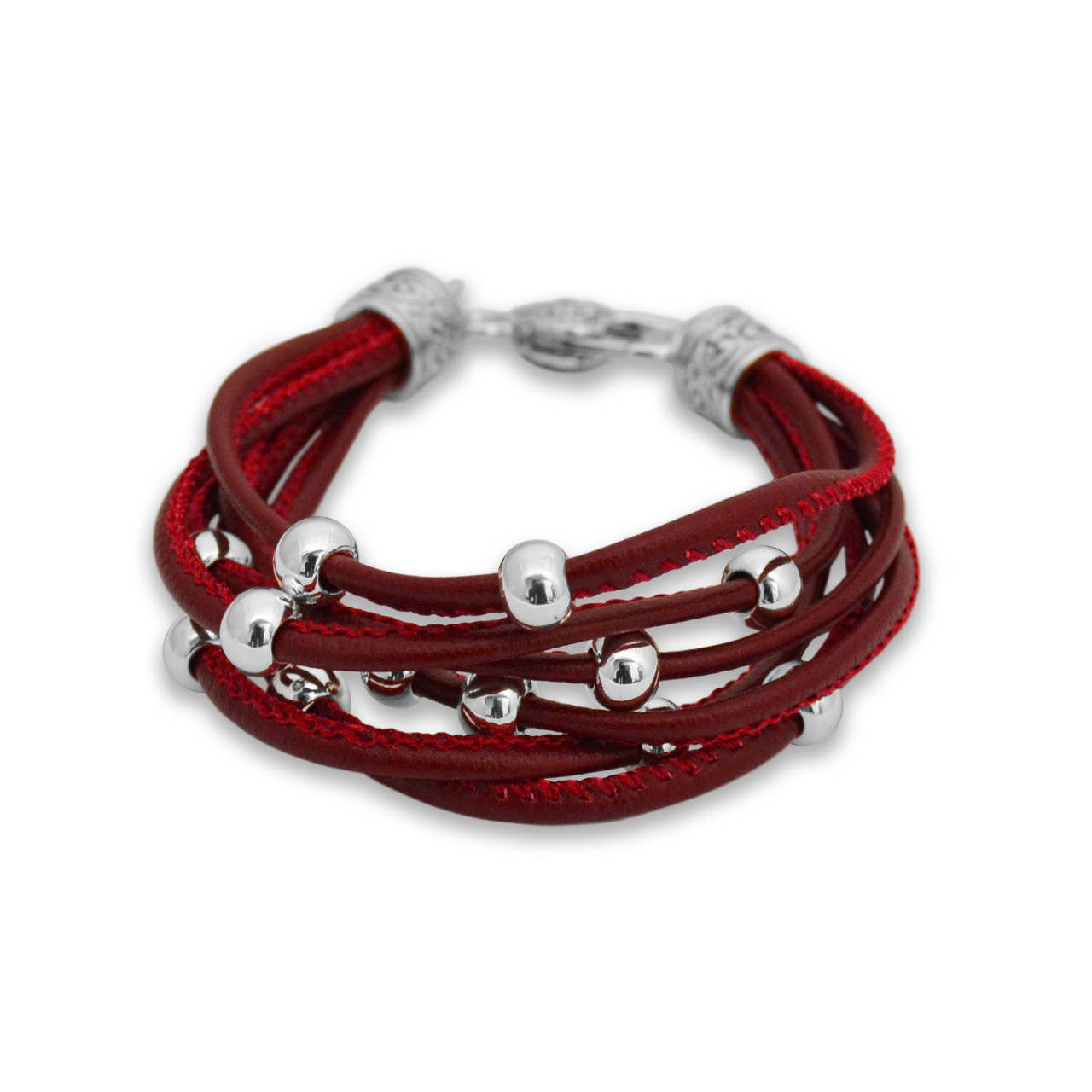 Lindy Leather Collection- Burgundy