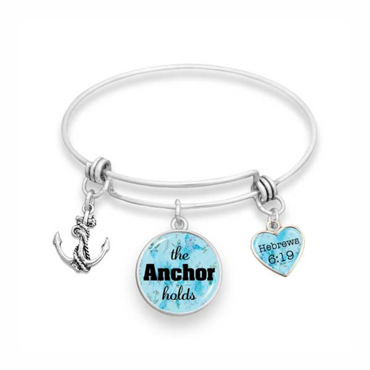 Be Still and Know Collection & Faith Can Move Mountains Collection- The Anchor Holds Bracelet