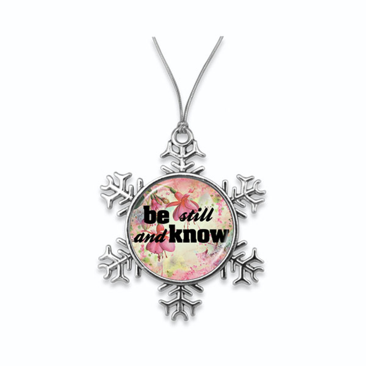 Be Still and Know Christmas Ornament