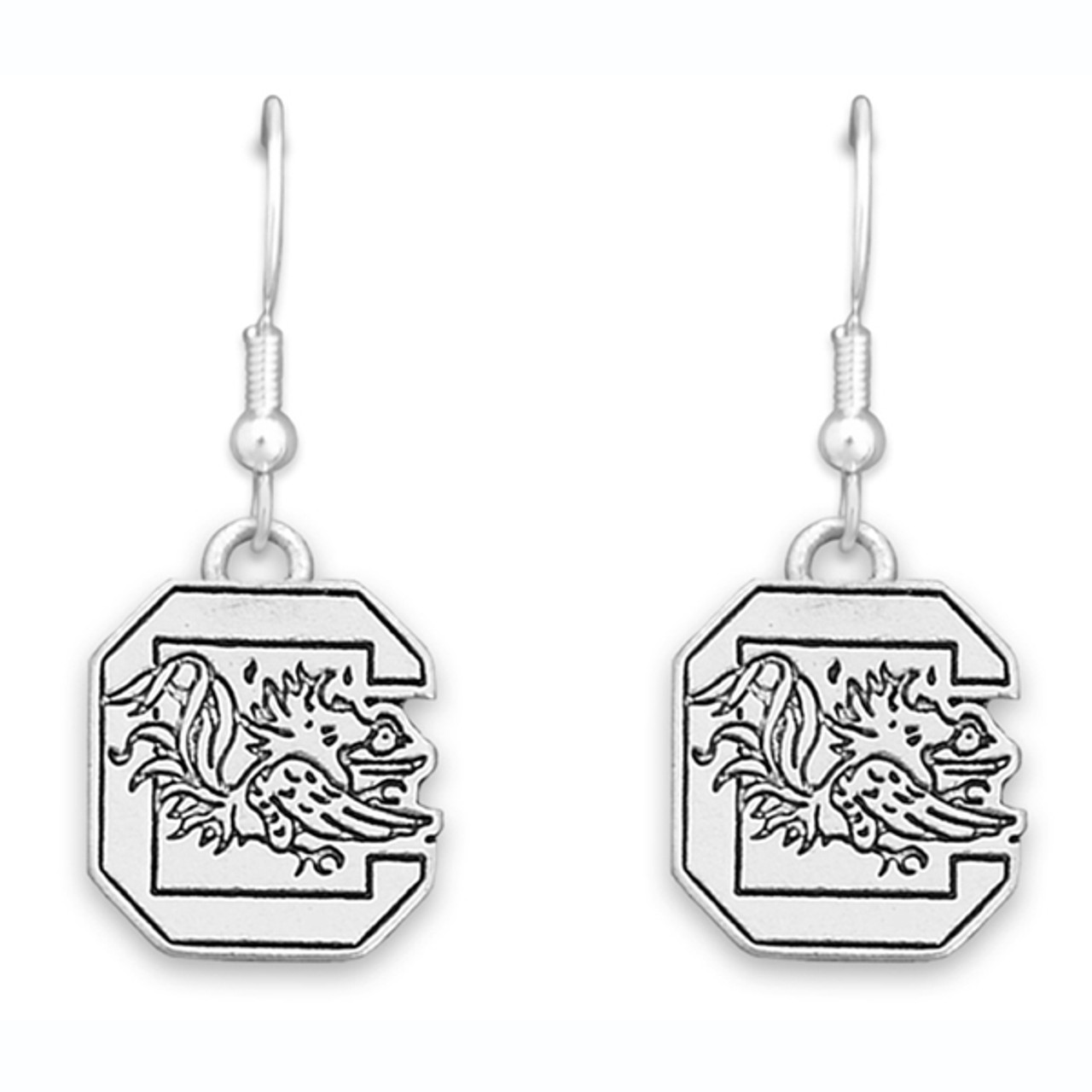 *Choose Your College* Earrings - Silver Logo