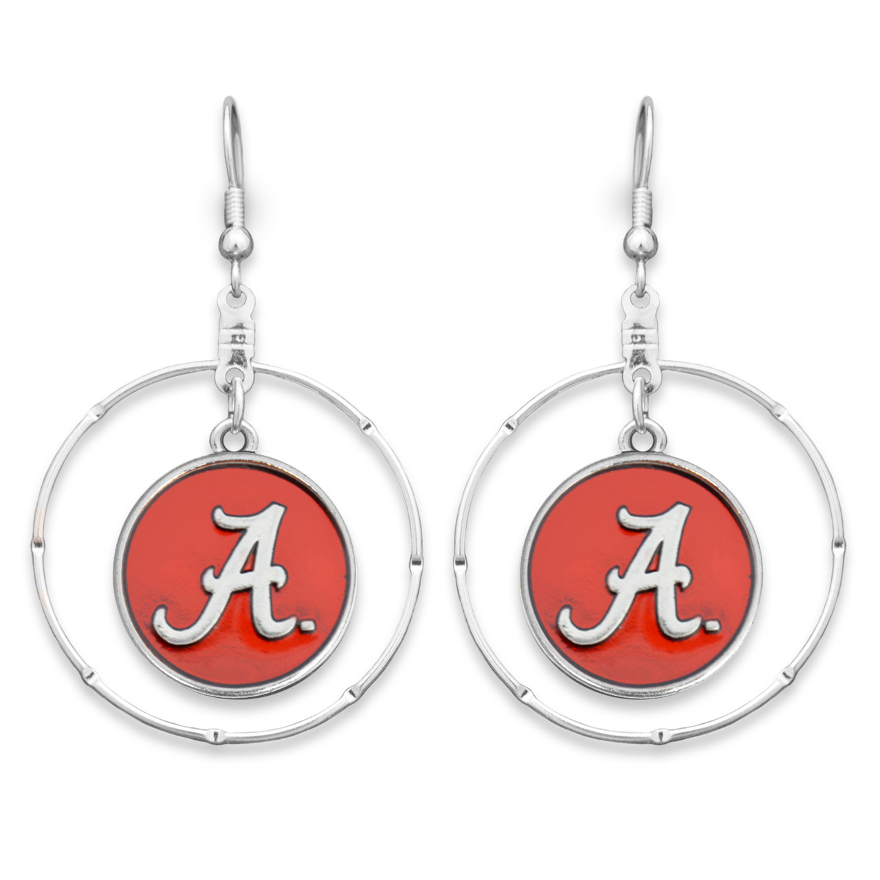 Alabama Crimson Tide Society  Earrings