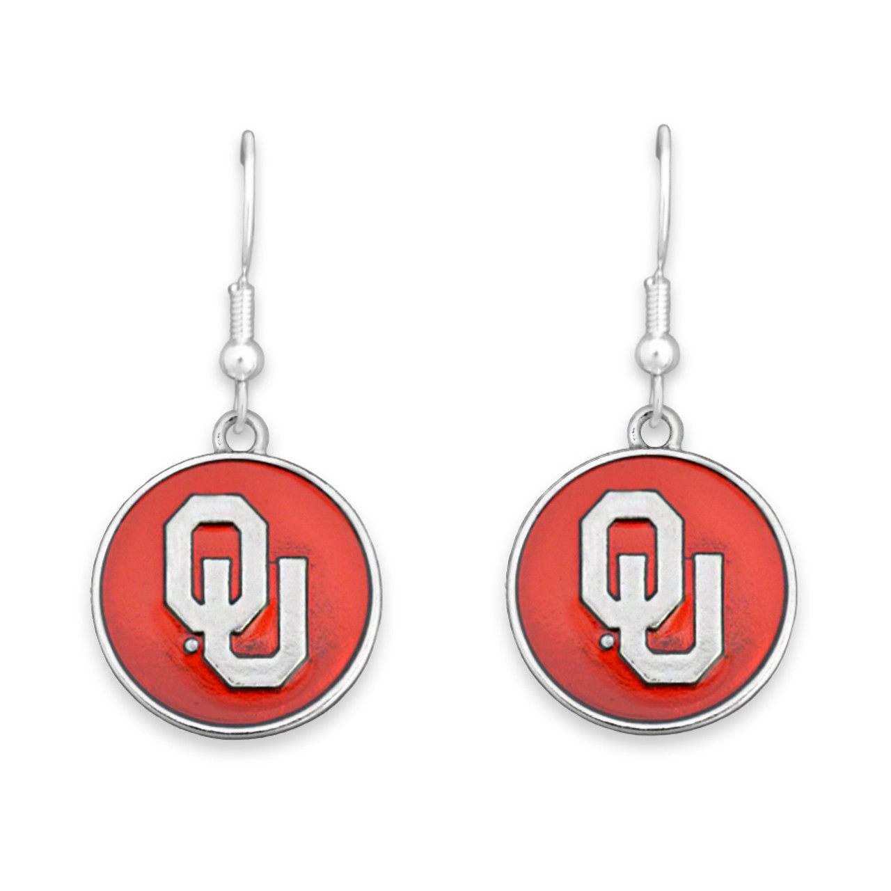 Oklahoma Sooners Earrings- Society