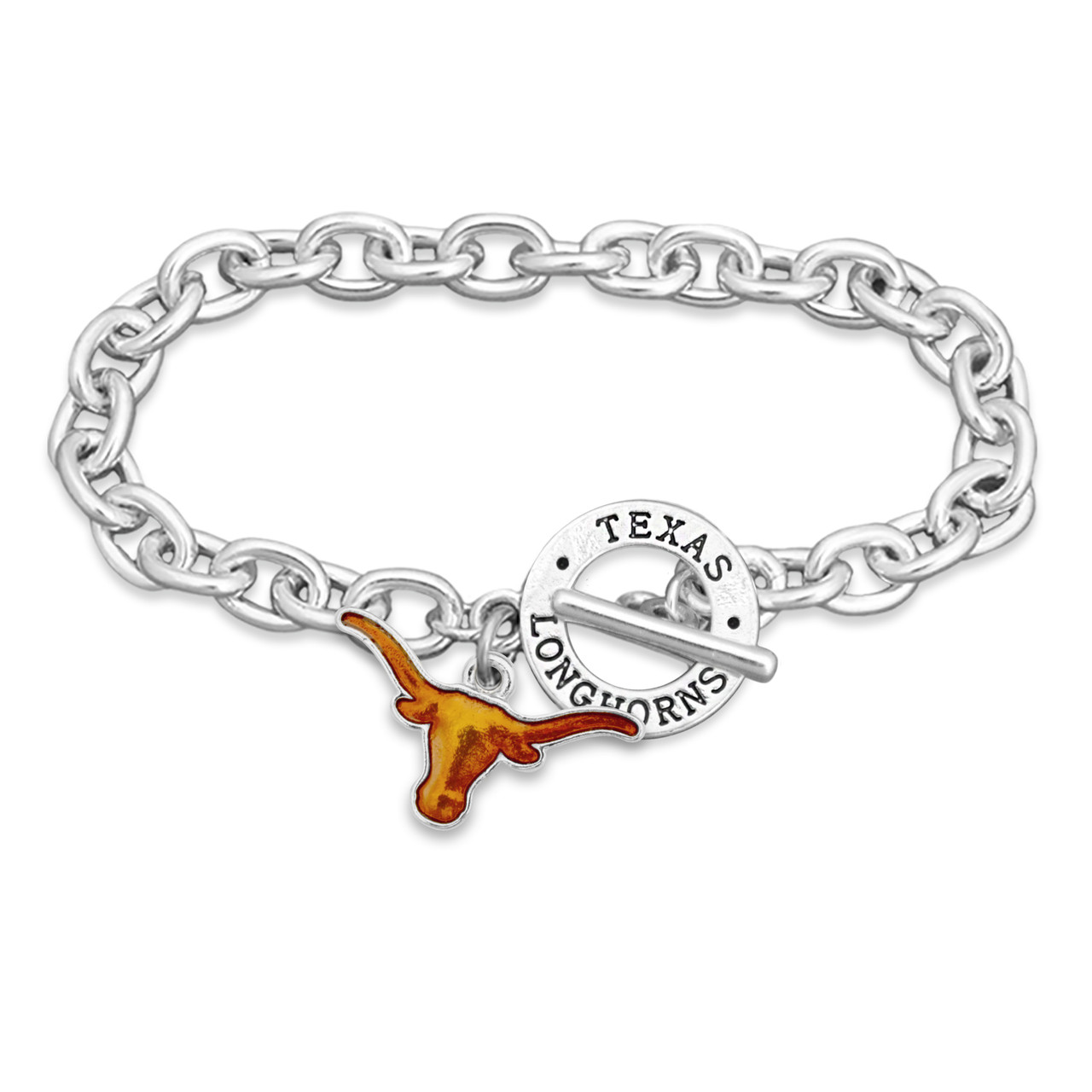 Texas Longhorns Bracelet- Audrey Toggle-TEX57381