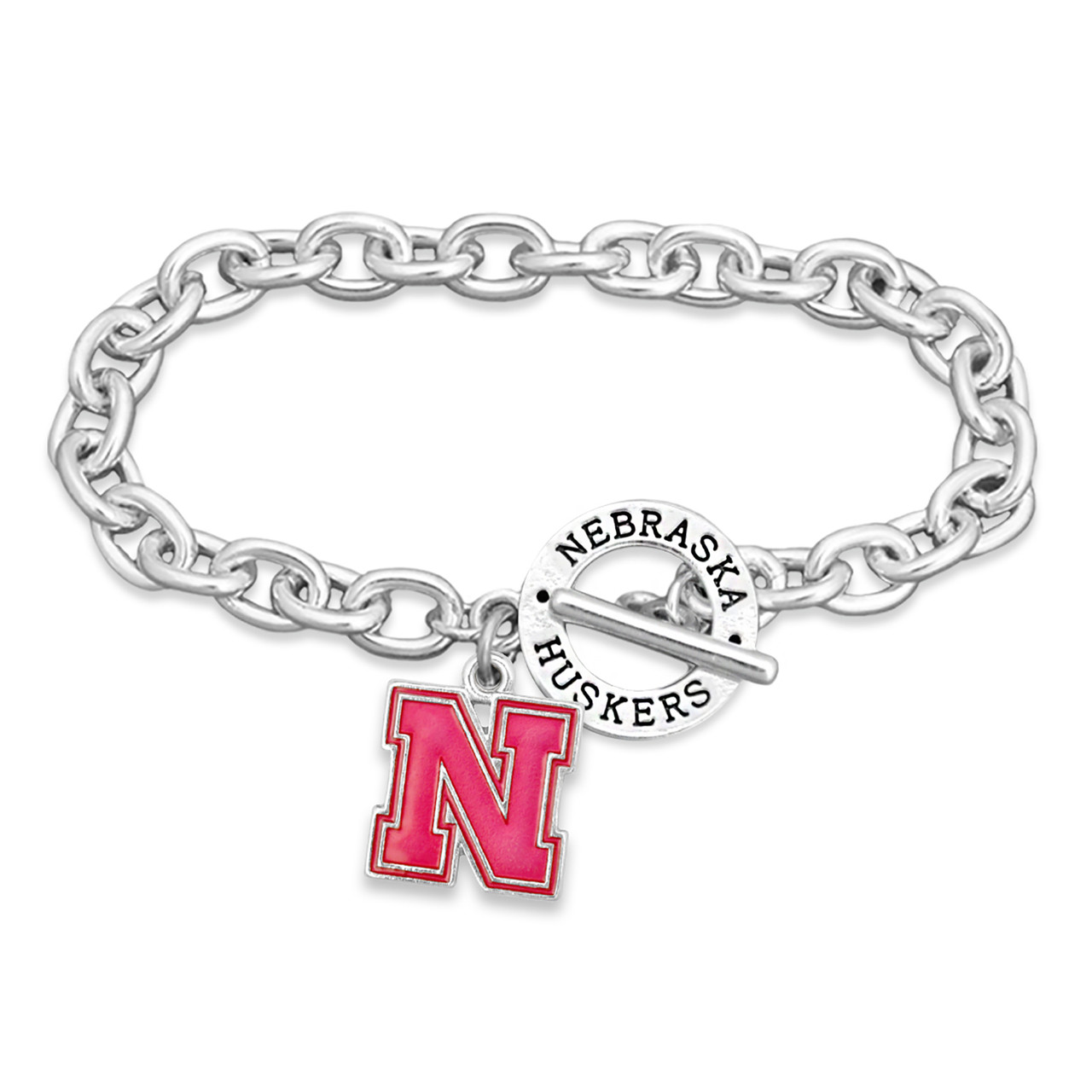 Nebraska Cornhuskers Bracelet- Audrey Toggle-NB57368