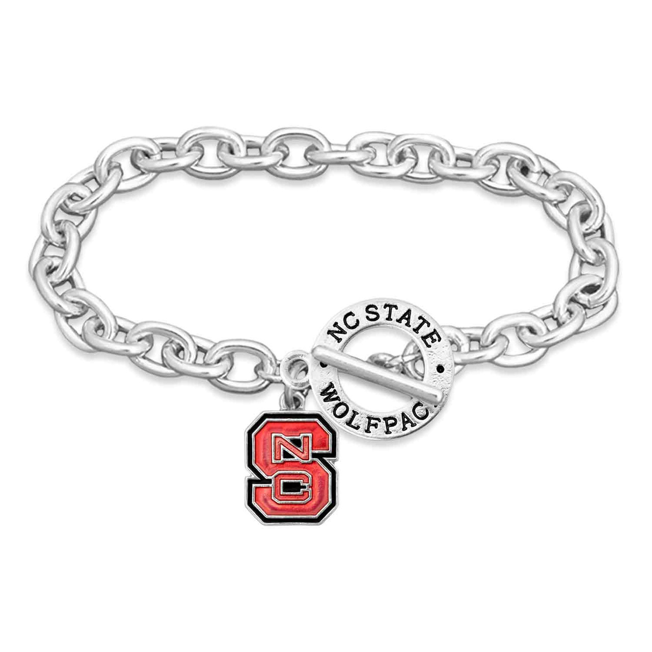 NC State Wolfpack Bracelet- Audrey Toggle-NCS57370