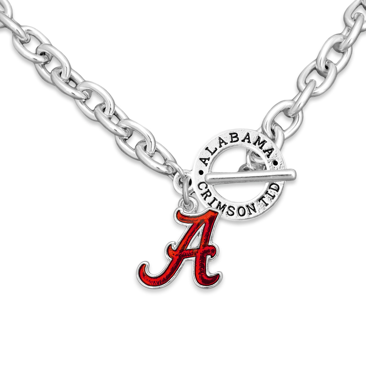 Alabama Crimson Tide Necklace- Audrey Toggle- AL57296