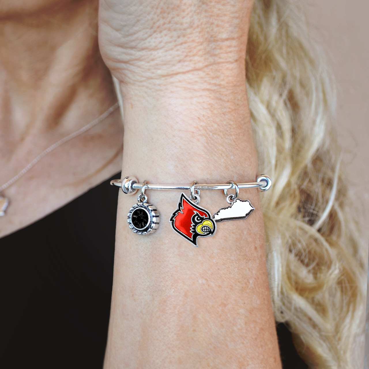 Louisville Cardinals Bracelet- Home Sweet School
