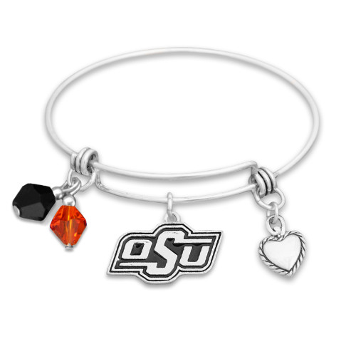 Oklahoma State Cowboys Haute Wire Memory Wire Bracelet