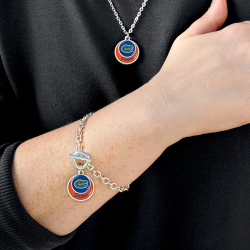 Florida Gators Bracelet- Stacked Disk