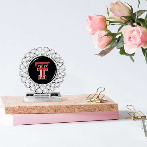 Texas Tech Raiders Desk Decor- Elegant Round