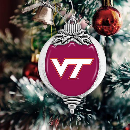 Virginia Tech Hokies Christmas Ornament- Bulb