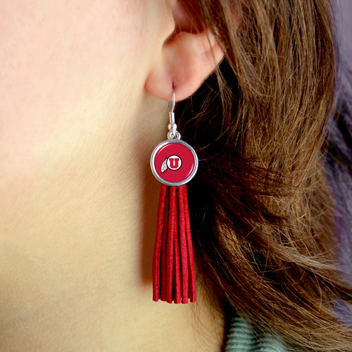 Utah Utes Earrings-  Harper