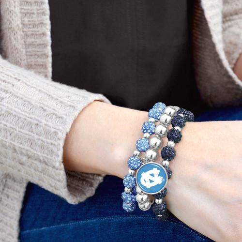 North Carolina Tarheels Bracelet- Amanda Stack- Sparkle