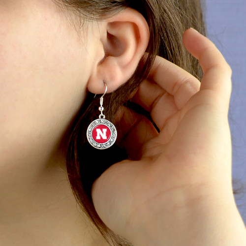 Nebraska Cornhuskers Earrings- Abby Girl