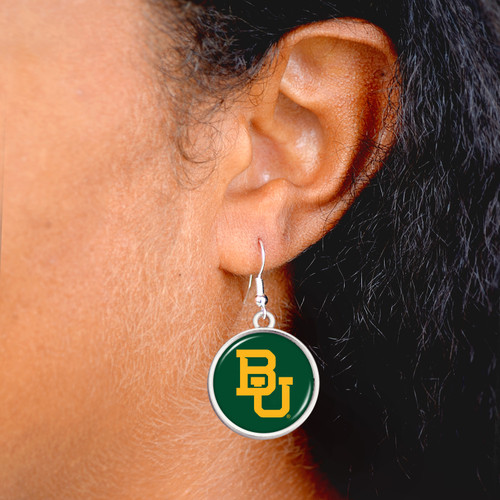 Baylor Bears Leah Earrings