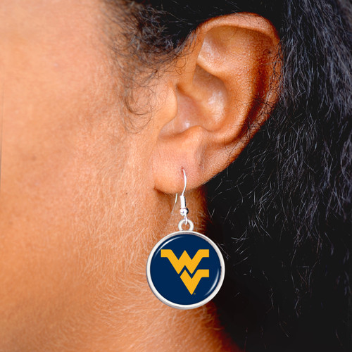 West Virginia Mountaineers Earrings- Leah