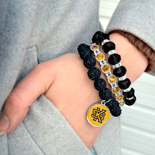 Kennesaw State Owls Bracelet- Amanda Stack- Crystal