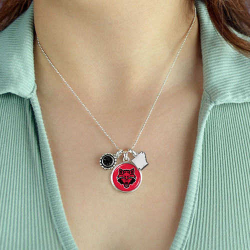 Arkansas State Red Wolves Necklace- Home Sweet School