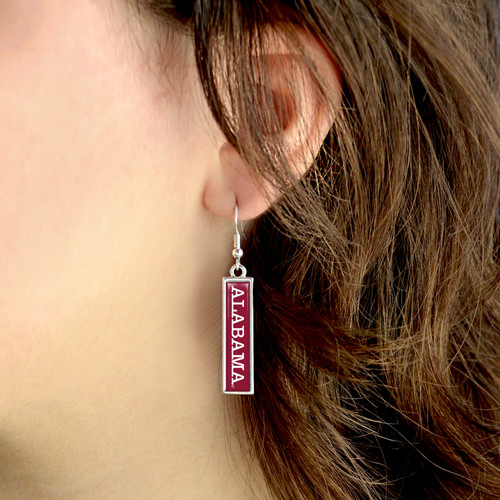 Alabama Crimson Tide Earrings- Nameplate