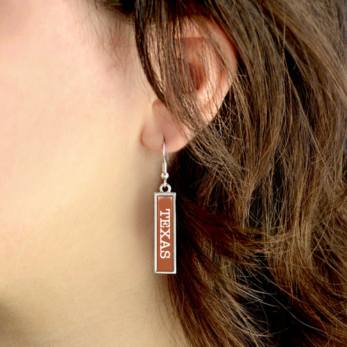 Texas Longhorns Earrings- Nameplate