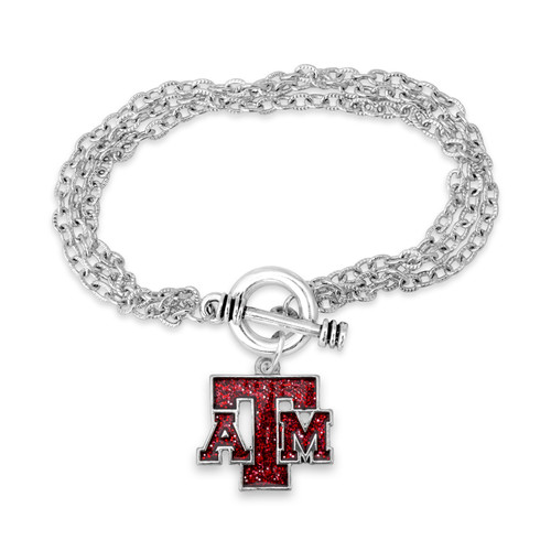 Texas A&M Aggies Bracelet- Game Day Glitter