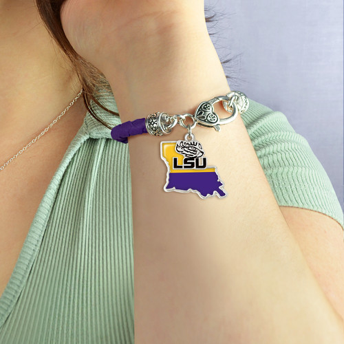 LSU Tigers Bracelet- Tara