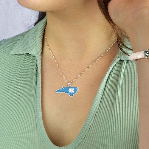 North Carolina Tar Heels Necklace- State of Mine