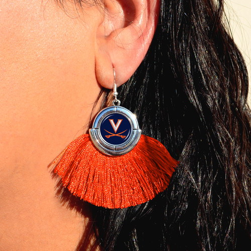 Virginia Cavaliers Earrings- No Strings Attached