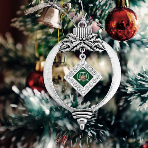 Ohio Bobcats Christmas Ornament- Bulb with Hanging Charm