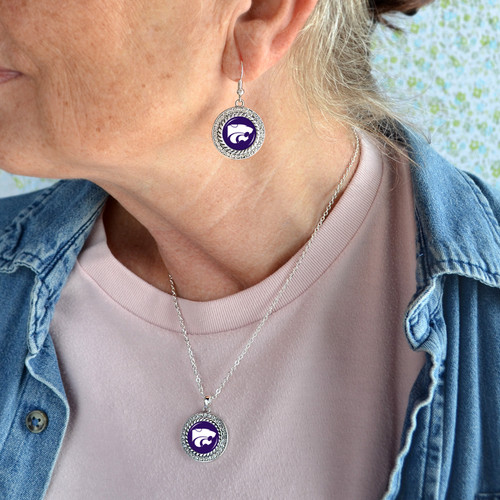 Kansas State Wildcats Earrings- Allie