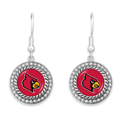 Louisville Cardinals Earrings- Allie