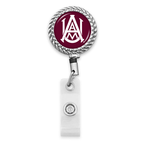 College - Full College List - Alabama A&M - Accessories - Badge Reels and  Lanyards - From the Heart Enterprises