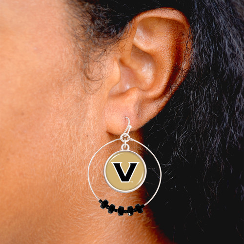 Vanderbilt Commodores Earrings- Chloe