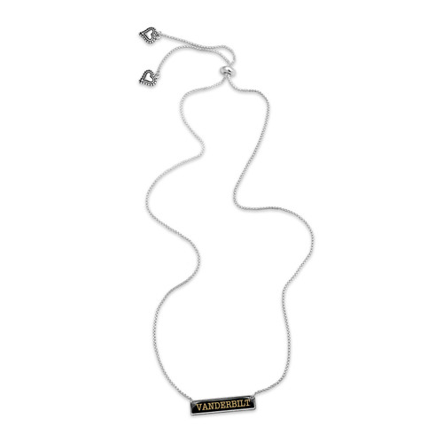 Vanderbilt Commodores Necklace- Nameplate (Adjustable Slider Bead)
