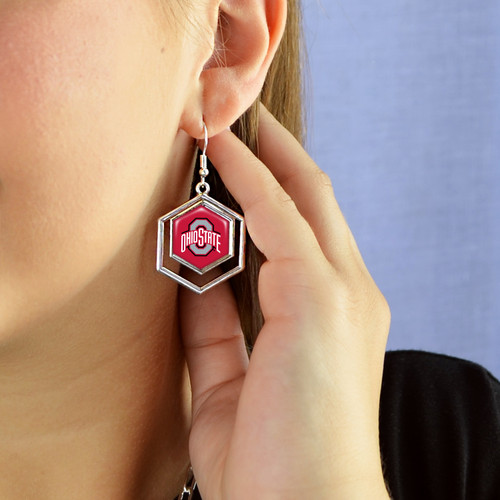 Ohio State Buckeyes Earrings- Juno