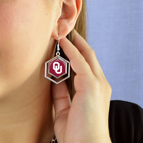 Oklahoma Sooners Earrings- Juno