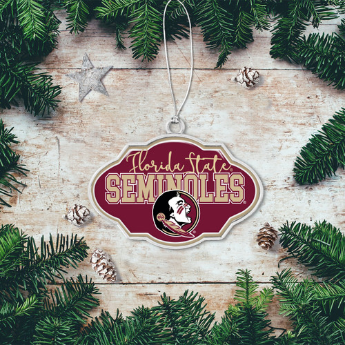 Florida State Seminoles Christmas Frame Ornament