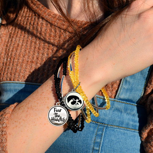 Iowa Hawkeyes Bracelet- Chloe Spirit Slogan