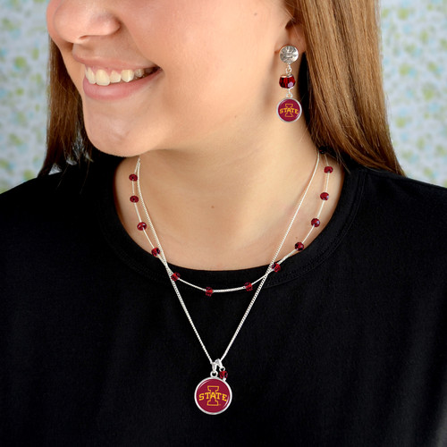 Iowa State Cyclones Necklace - Ivy