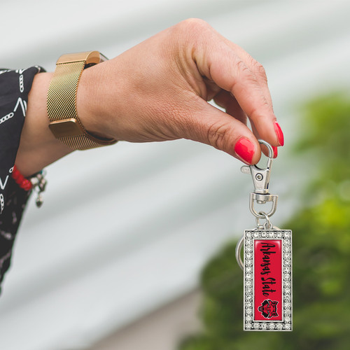 Arkansas State Red Wolves Key Chain- Script Logo