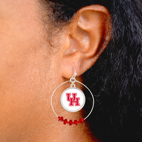 Houston Cougars Earrings- Chloe