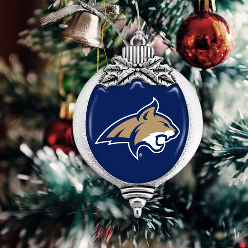 Montana State Bobcats Christmas Ornament-  Bulb