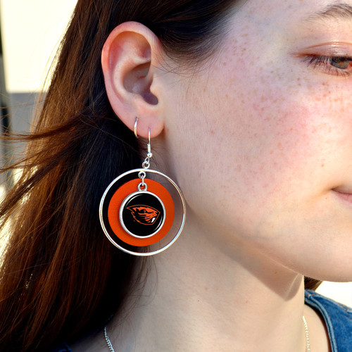 Oregon State Beavers Earrings- Lindy