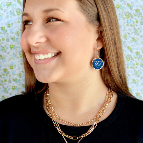 Georgia State Panthers Earrings -  Sydney