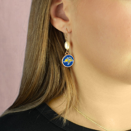 South Dakota State Jackrabbits Earrings - Diana
