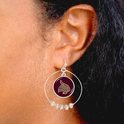 Texas State Bobcats Earrings- Chloe