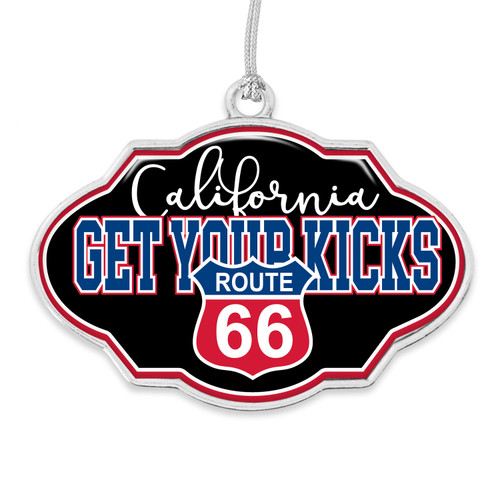 Route 66 Frame Ornament - California