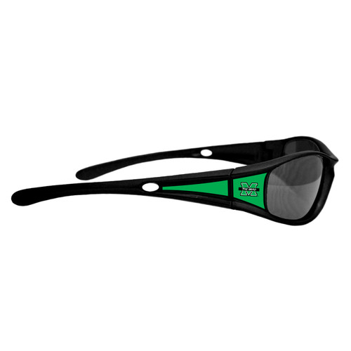 Marshall Thundering Herd Black Sports Elite College Sunglasses Marshall Thundering Herd Black Sports Elite College Sunglasses