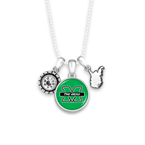 Marshall Thundering Herd Home Sweet School Necklace