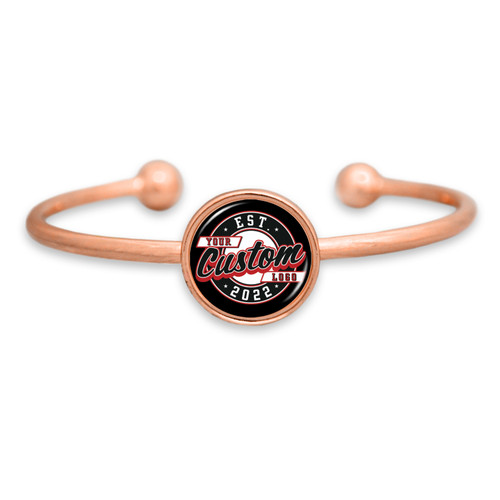 Custom Izzie Rose Gold Cuff Bracelet Custom Izzie Rose Gold Cuff Bracelet